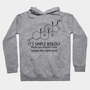 Testosterone: It's Simple Biology Hoodie